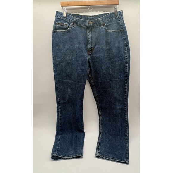Riders by Lee Denim - Riders Jeans Womens 18 Blue Denim‎ Straight Leg 5 Pocket 100% Cotton Made USA